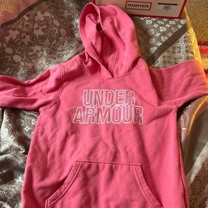 Pink under Armour hoodie